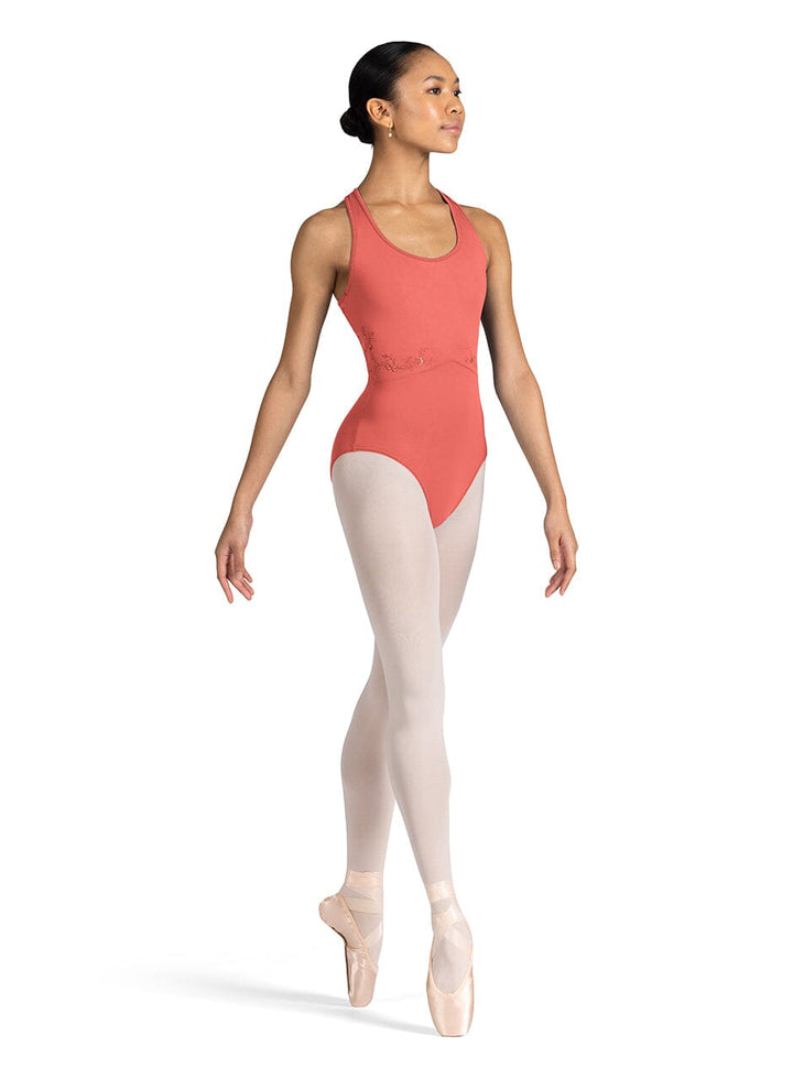 Bloch L3345 FLEUR TANK LEOTARD Peach