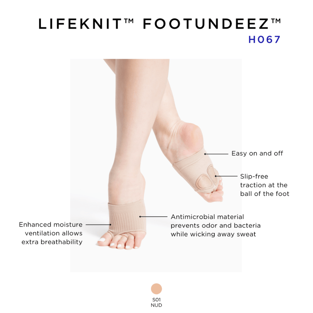 Capezio H067 Lifeknit Foot Undeez