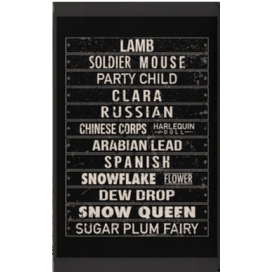 Nutcracker Subway Scroll 6" x 9" Journal