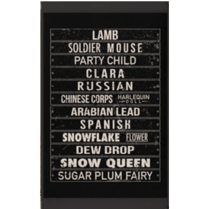 Nutcracker Subway Scroll 6" x 9" Journal