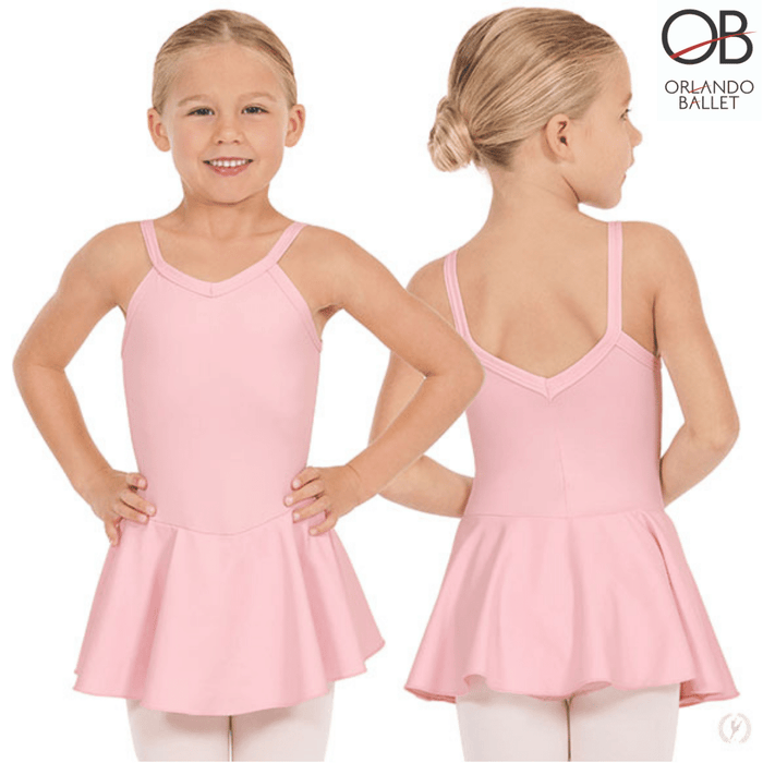 Orlando Ballet Pre-Primary Pink Camisole Dance Dress with Logo