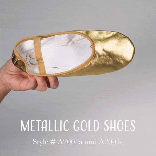 Eurotard Metallic Tendu Full Sole Leather Praise Slipper - Adult