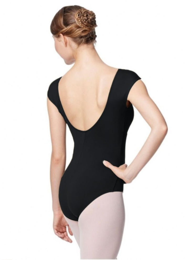 Lulli Dancewear LUB344 Cinnamon Cap Sleeve Leotard Black - Back
