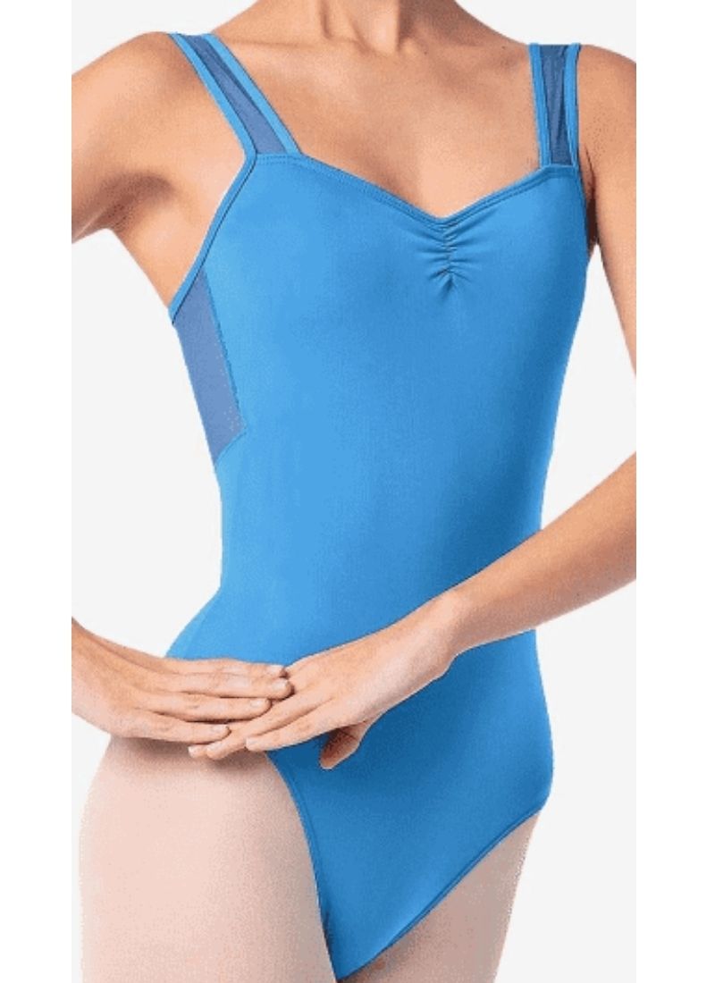 So Danca SL20 Mesh Tank Leotard - Adult - Peacock