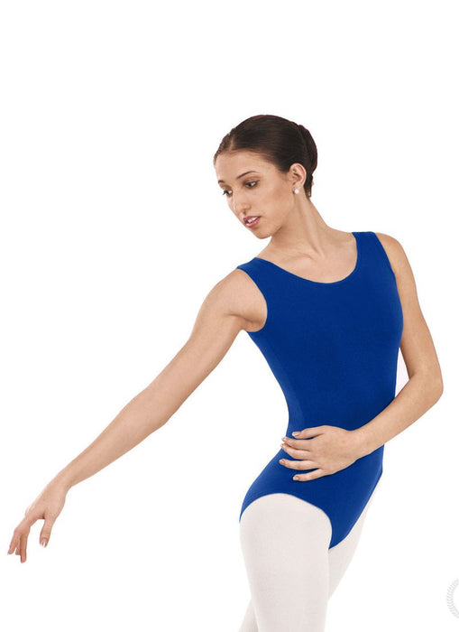 Eurotard 4402 Microfiber Leotard with Fully Lined Front - Adult - Royal