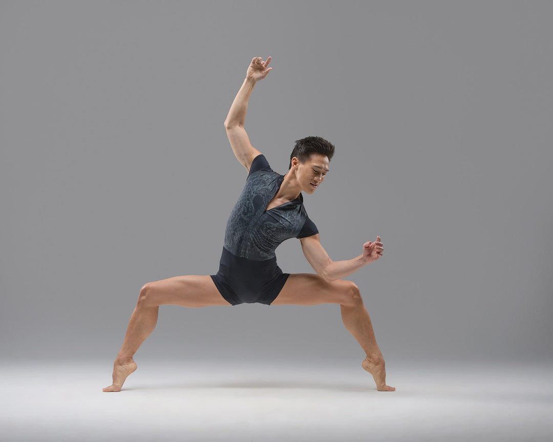 Raoni Men's Printed Mesh Back Biketard