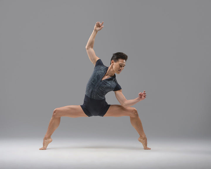 Raoni Men's Printed Mesh Back Biketard