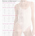 Silky Dance Seamless Clear Back Bra w/ Removable Pads Chart