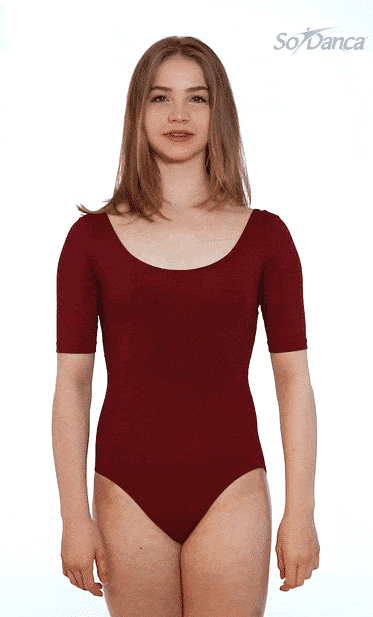 So Danca SL27 Half Sleeve Leotard - Adult