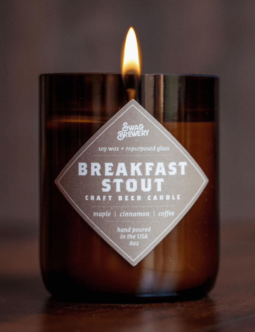 Breakfast Stout Brew Candle