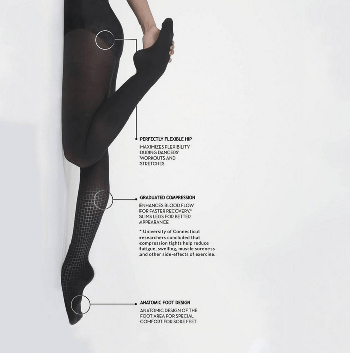 Merlet Footless Microfibre Tights, Two Colours