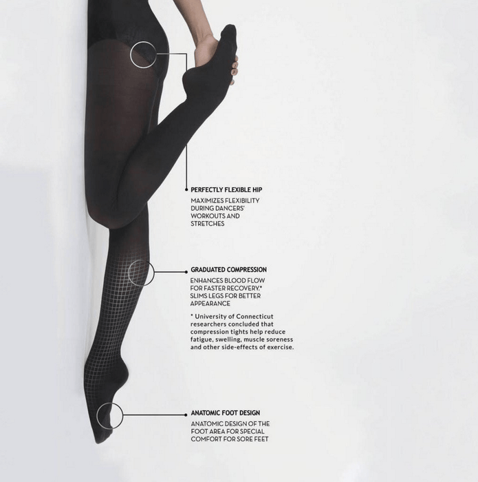ZARELY Z3 RECOVER COMPRESSION TIGHTS FOR DANCERS AND ATHLETES