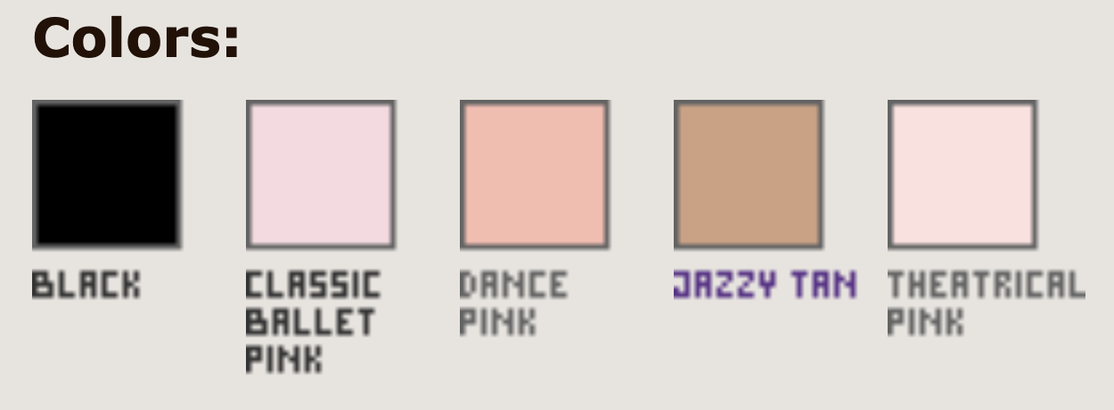 Theatrical Pink, Product Color