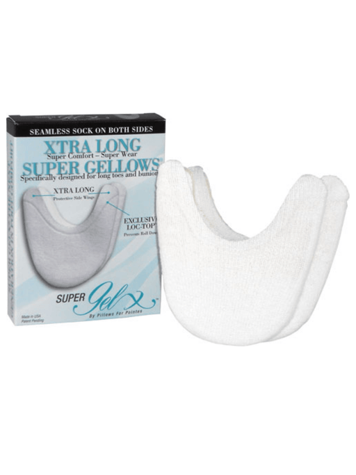 Pillows for Pointes - Extra Long Super Gellows - SUPERGX Toe Pads