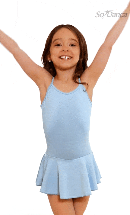 So Danca Lucinda Child Skirted Camisole Leotard