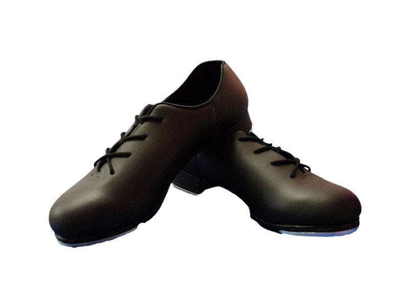 So Danca Leather Oxford Tap Shoe W/ Extra Hard Box Black