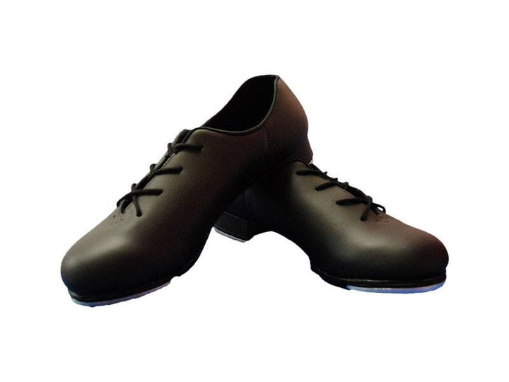 So Danca Leather Oxford Tap Shoe W/ Extra Hard Box Black