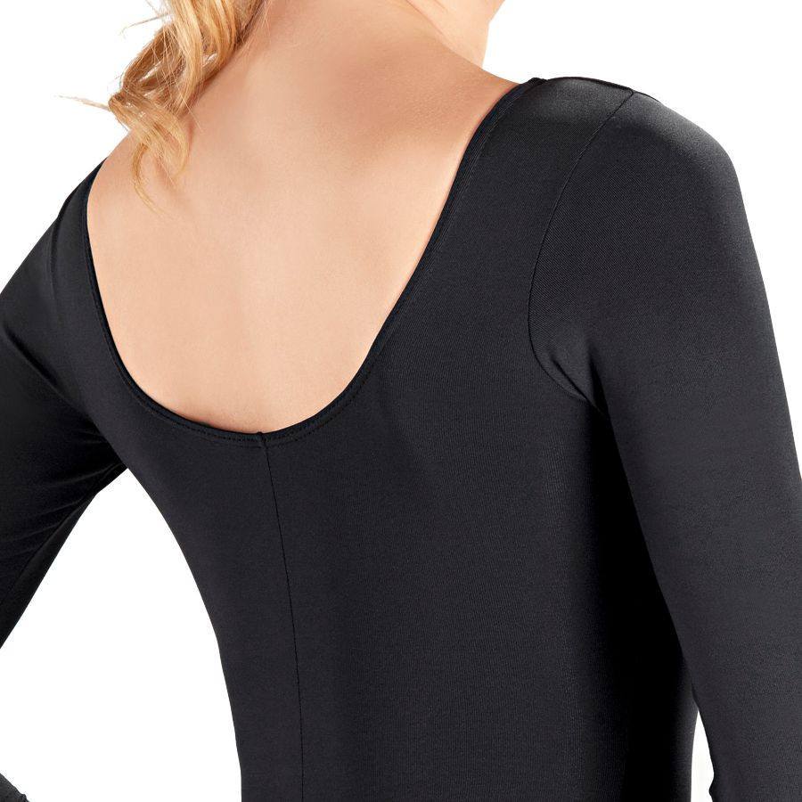 So Danca SL14/D7600 Long Sleeve Microfiber Leotard Back