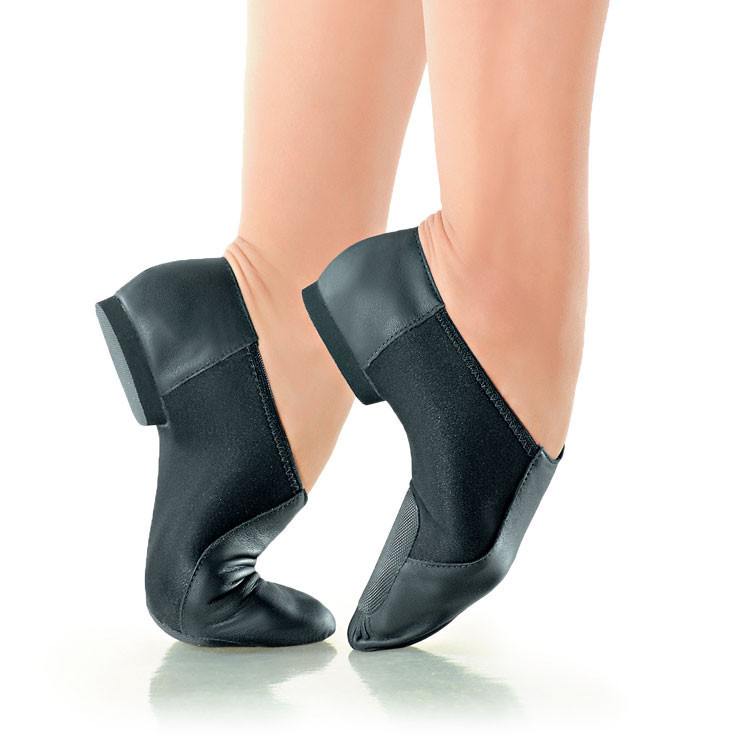 So Danca Slip On Leather/Neopreme Jazz Shoe - Child