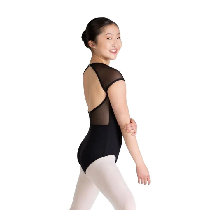 Capezio SE1076W Studio Collection Raglan Sleeve High Neck Leotard - Back