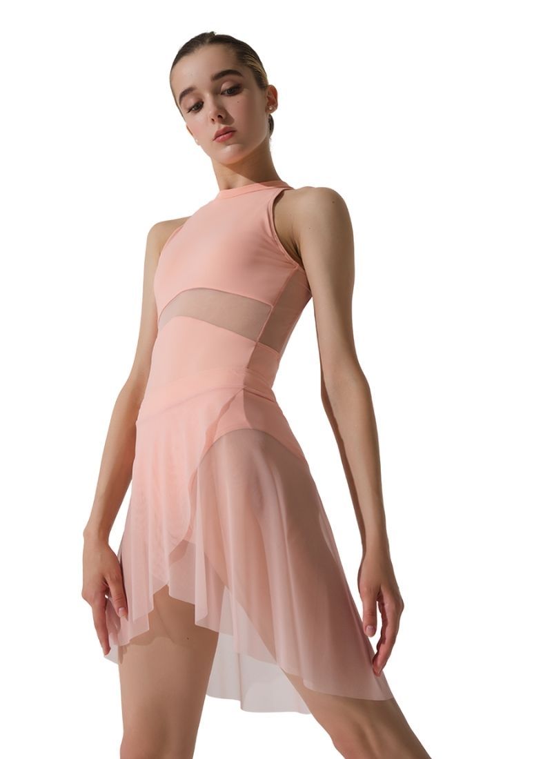 Nikolay Nora High-Lo Mesh Pull-On Skirt - Plaisir