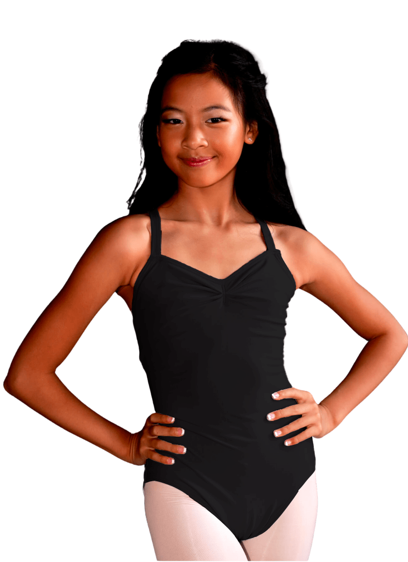 Honeycut L2600 Cabriole Leotard Black - Front