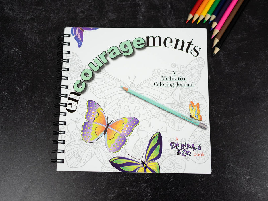 Encouragements: A Meditative Recovery Coloring Journal