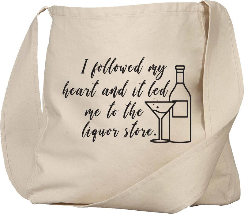 I followed my heart and it led me to the liquor store tote