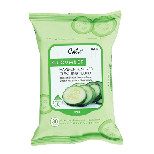Cala Makeup Remover Wipes Tissue Cleanser - Cucumber