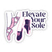 Elevate Your Sole Dance Vinyl Sticker