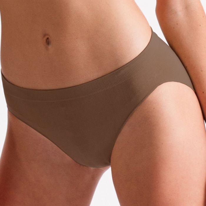 Glus Women Cotton Ultra Soft No Show Back Invisible Back Thong