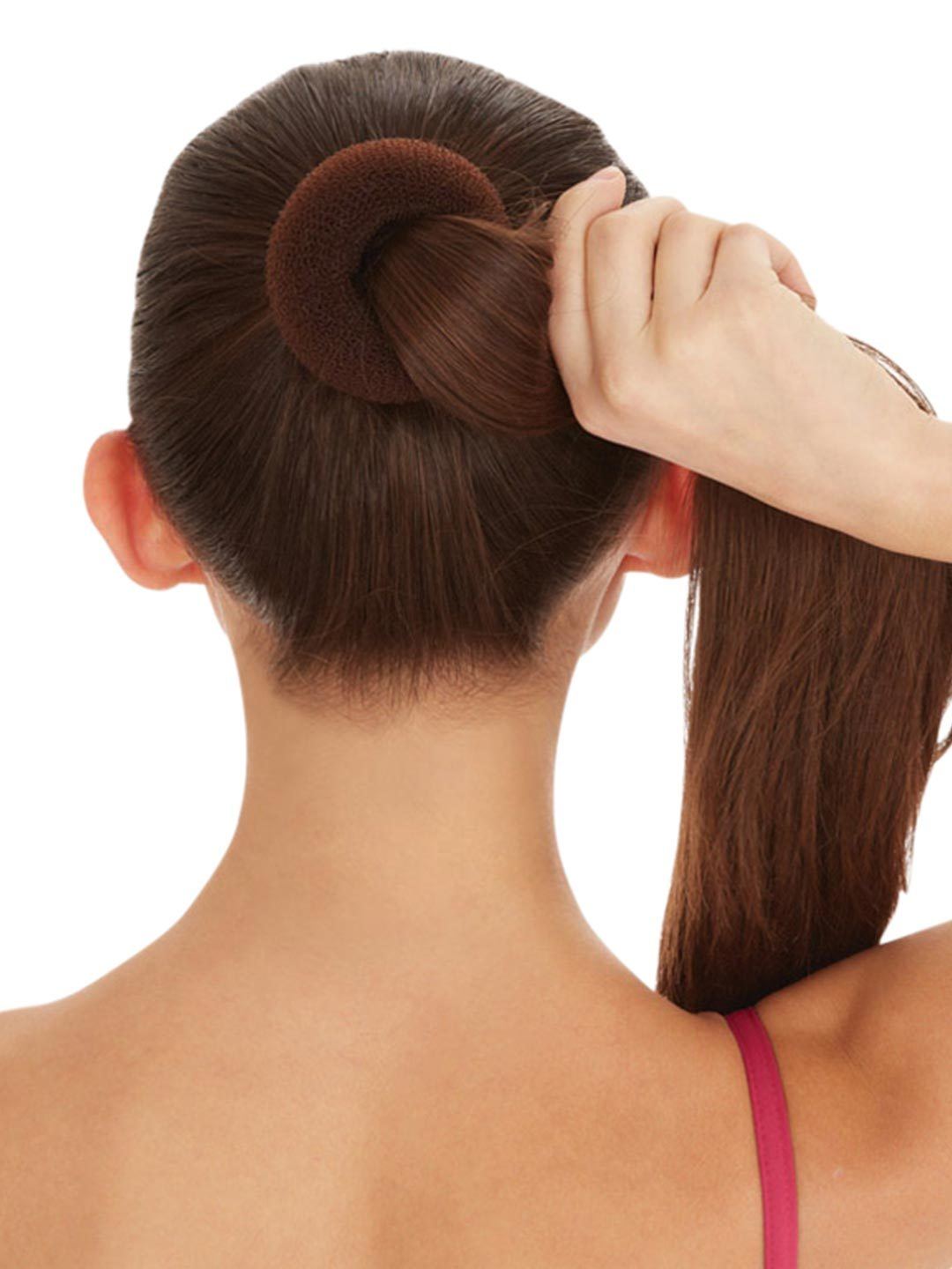 Bunheads Bun Builder Jr. - Brown - Front - Style:BH483