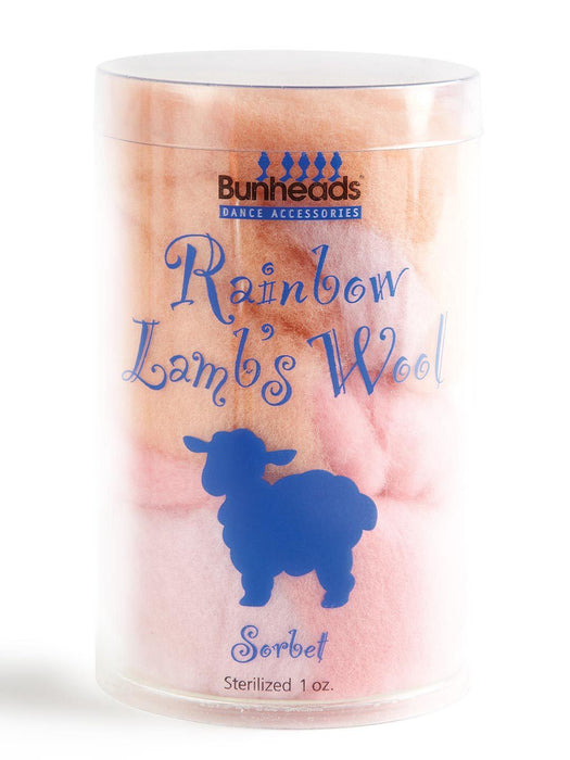 Bunheads Rainbow Lamb's Wool - Pink - Front - Style:BH401
