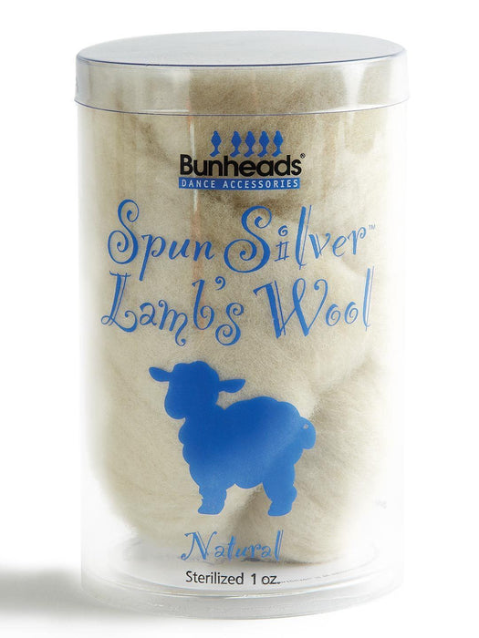 Bunheads Spun Silver Lamb's Wool - No Color - Front - Style:BH400