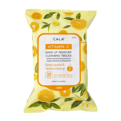 Cala Makeup Remover Wipes Tissue Cleanser - Vitamin C