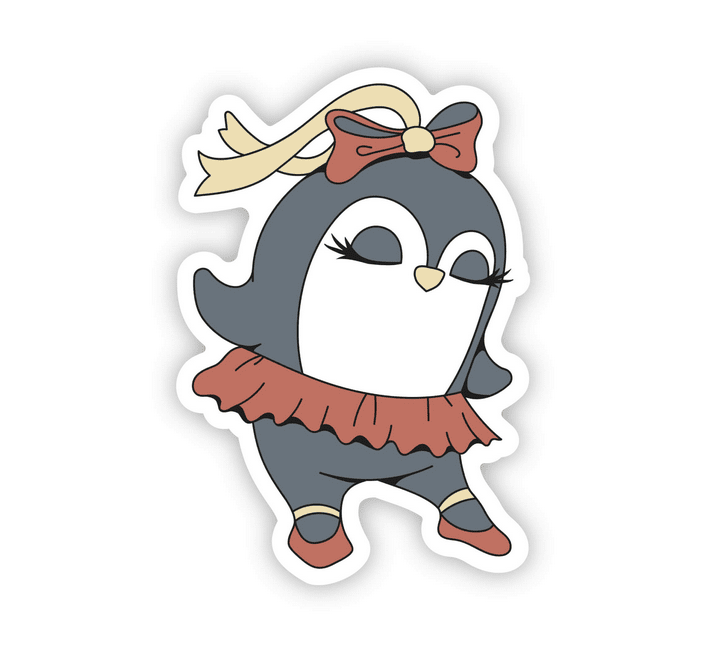 Penguin in Tutu Dance Sticker