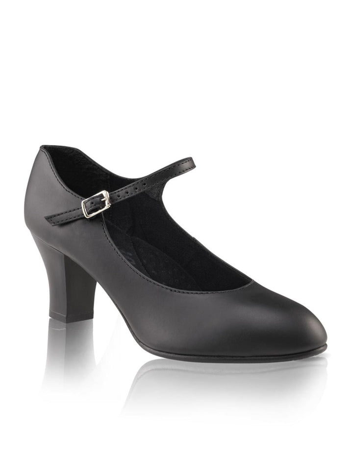 Capezio 2" Student Footlight Character Shoe - Black - Style:650