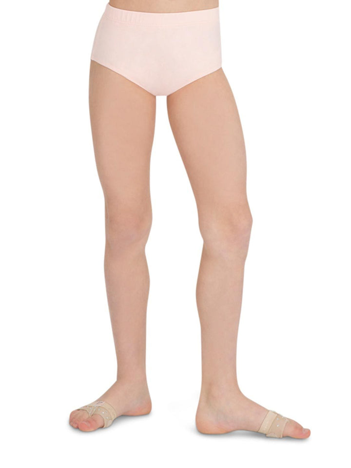 Capezio Brief - Girls - Pink - Front - Style: TB111C