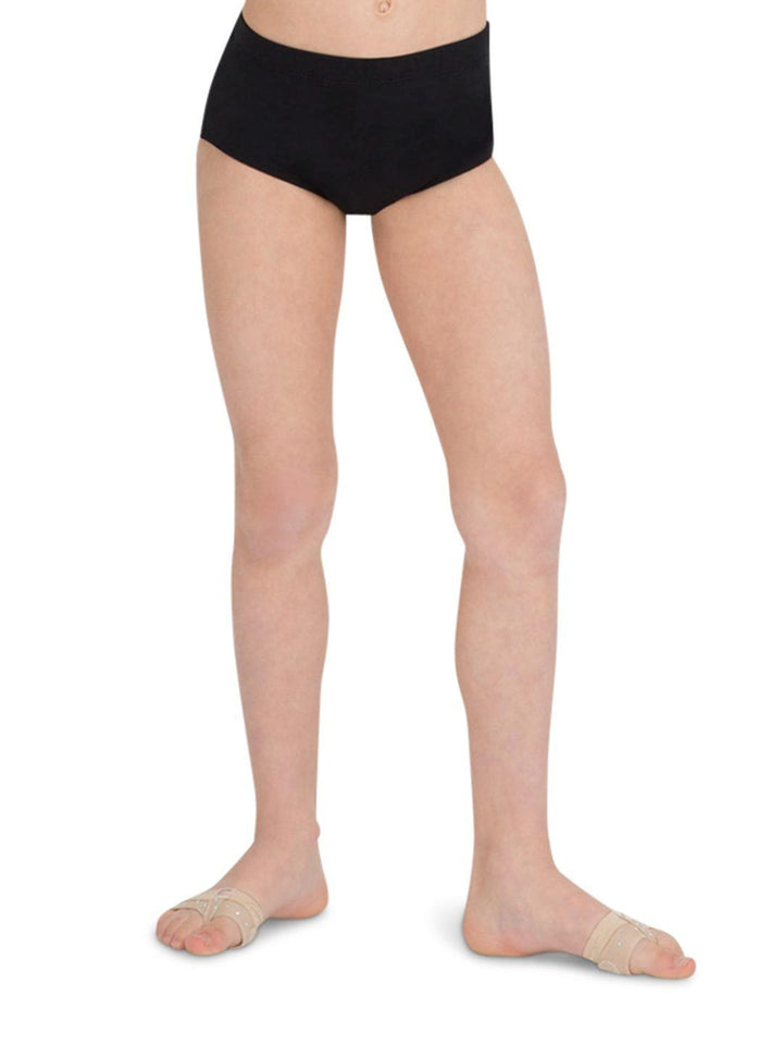 Capezio Brief - Girls - Black - Front - Style: TB111C