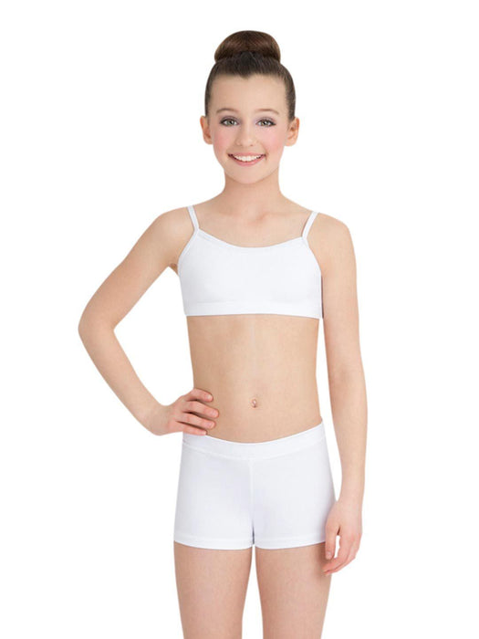 Capezio Camisole Bra Top - Girls - White - Front - Style:TB102C