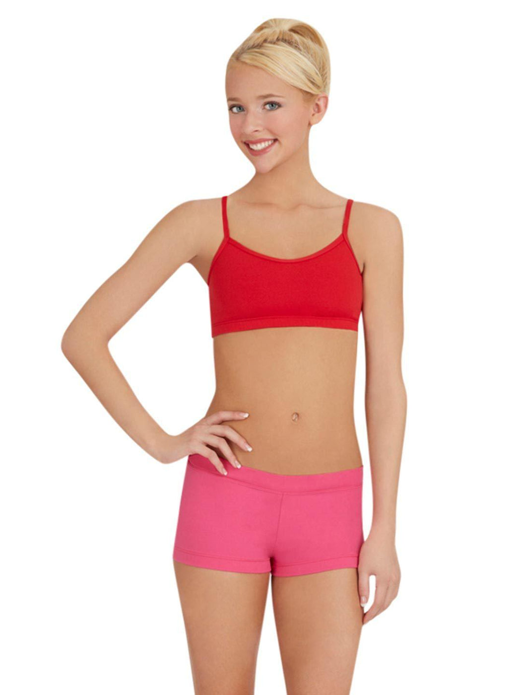 Capezio Camisole Bra Top | 90% Cotton Stretch Pull-On Dance & Yoga Top - View #7