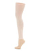 Capezio Footless Tight with Self-Knit Waistband - Pink - Front - Style:1917
