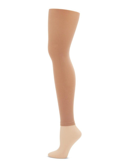 Capezio Footless Tight with Self-Knit Waistband - Tan - Style:1917