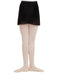 Capezio Georgette Wrap Skirt - Black - Front - Style:N272