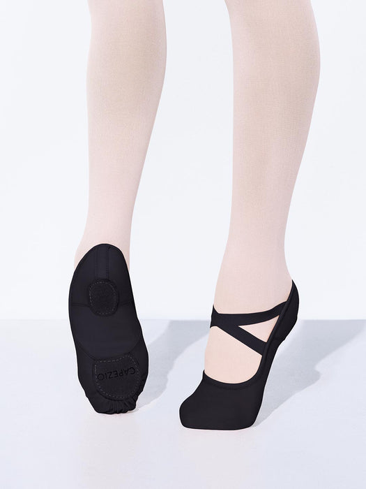 Capezio Hanami Ballet Shoe - Black - Front - Style:2037W