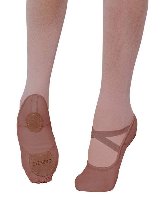 Capezio Hanami Ballet Shoe - Child - Brown - Style:2037C