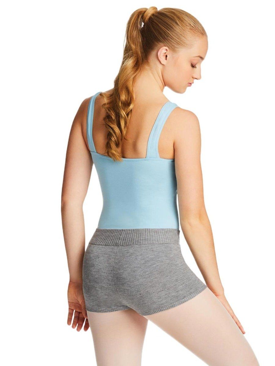 Capezio Knit Boyshort - Gray - Style: CK10951W