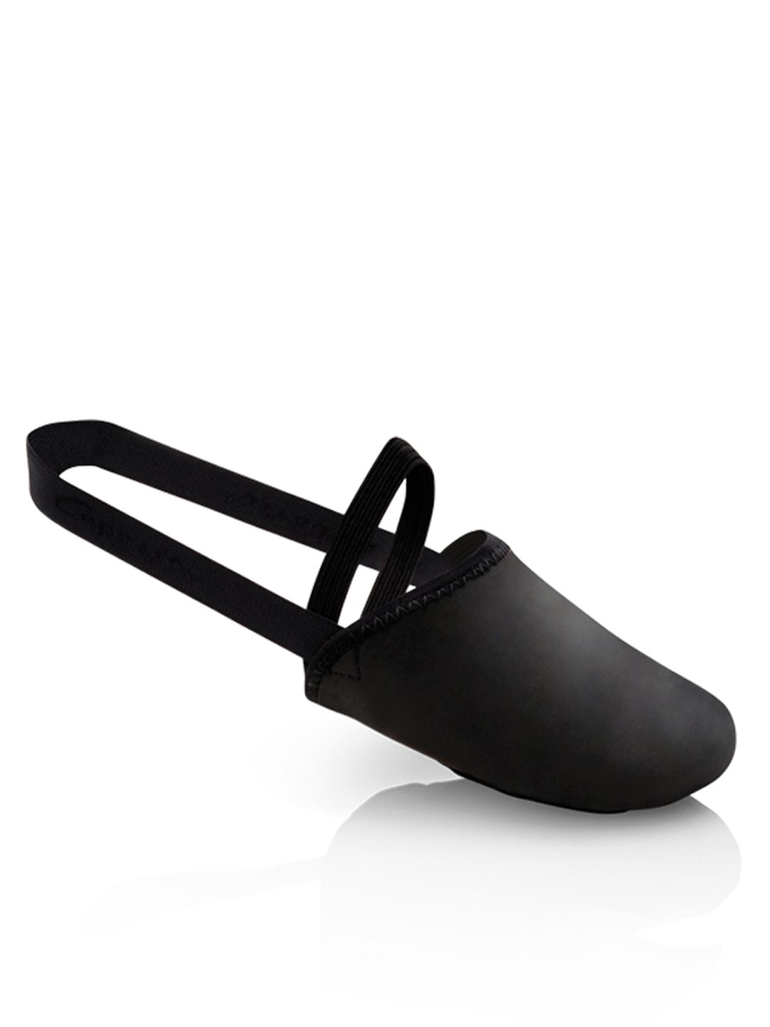 Capezio Leather Pirouette II - Black - Front - Style:H062