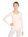 Capezio Long Sleeve Leotard - Pink - Front - Style:TB135