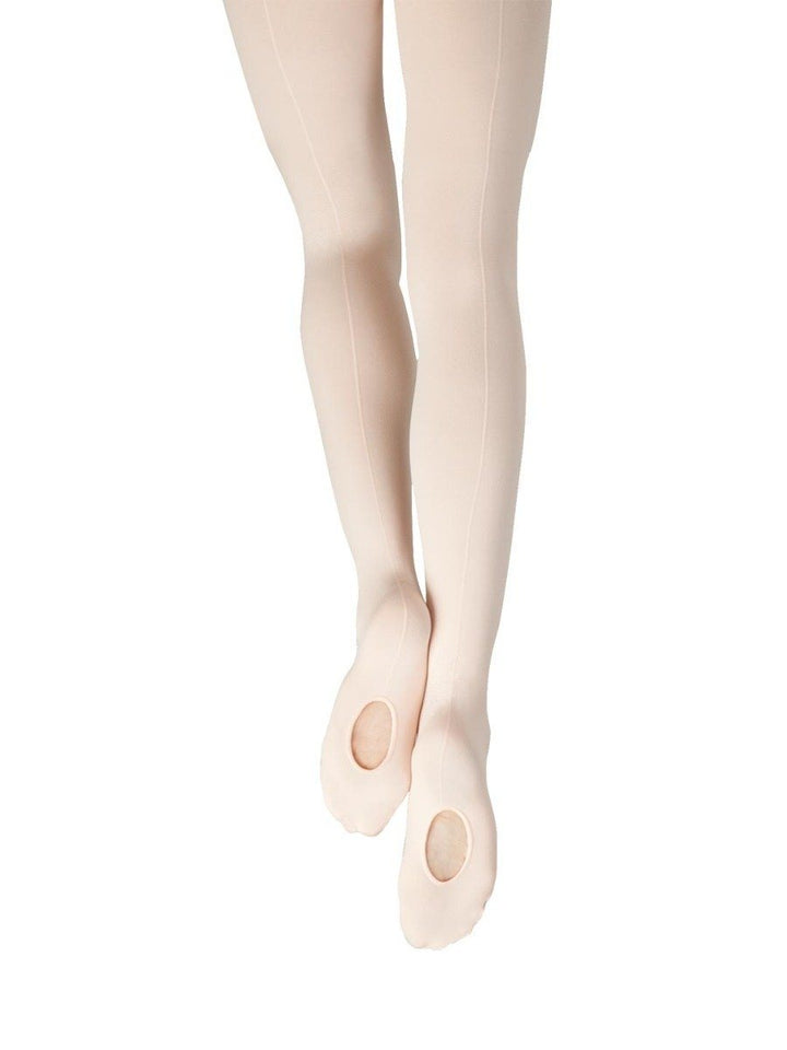 Capezio Mesh Transition Tight® with Mock Seam - Pink - Front - Style:18